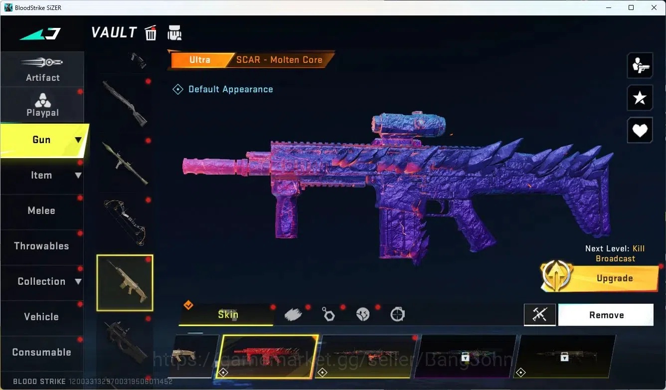Blood Strike Accounts ASIA | ETERNAL: Desert Eagle-Scorpius|1 Collab Gun image 12
