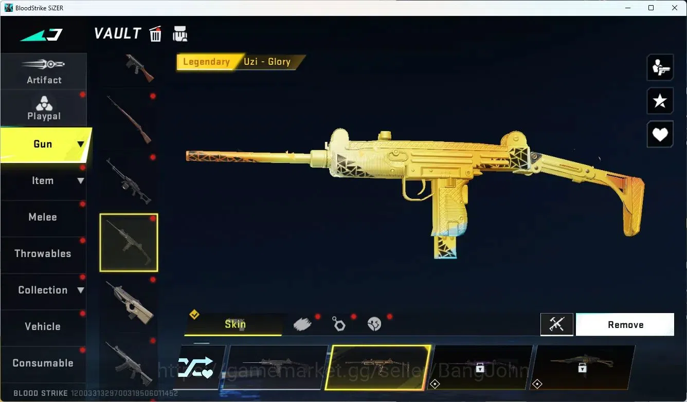 Blood Strike Accounts ASIA | ETERNAL: Desert Eagle-Scorpius|1 Collab Gun image 15