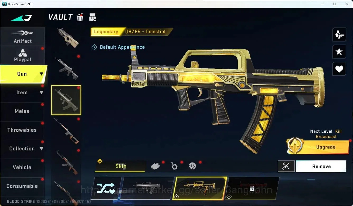 Blood Strike Accounts ASIA | ETERNAL: Desert Eagle-Scorpius|1 Collab Gun image 16
