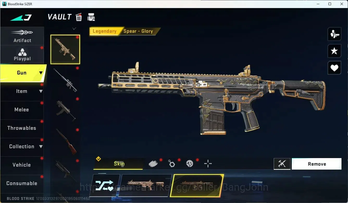 Blood Strike Accounts ASIA | ETERNAL: Desert Eagle-Scorpius|1 Collab Gun image 18