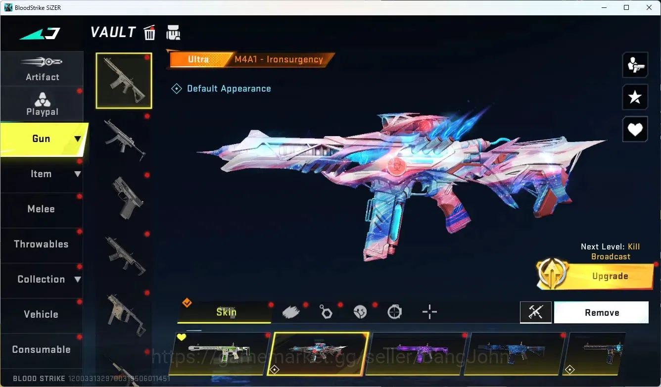 Blood Strike Accounts ASIA | ETERNAL: Desert Eagle-Scorpius|1 Collab Gun image 2