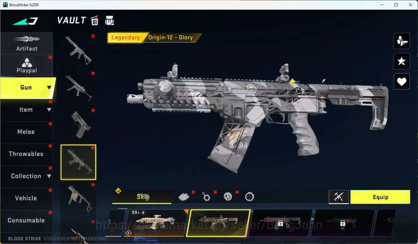 Blood Strike Accounts ASIA | ETERNAL: Desert Eagle-Scorpius|1 Collab Gun image 3