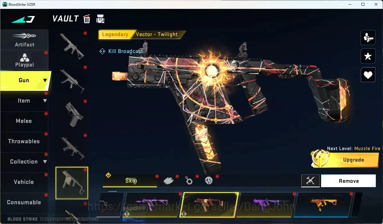 Blood Strike Accounts ASIA | ETERNAL: Desert Eagle-Scorpius|1 Collab Gun image 4