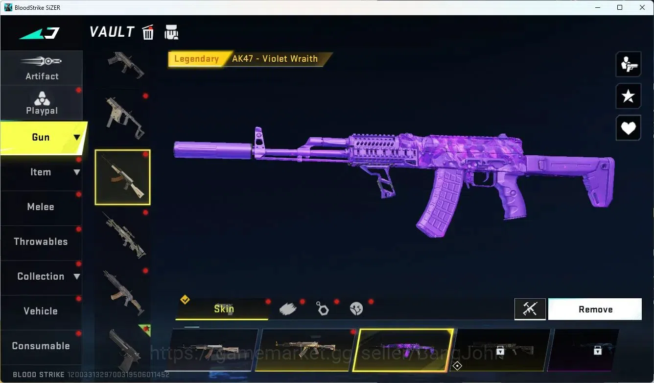Blood Strike Accounts ASIA | ETERNAL: Desert Eagle-Scorpius|1 Collab Gun image 5