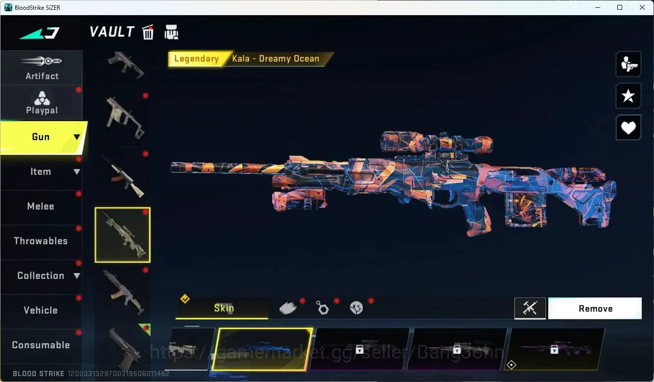 Blood Strike Accounts ASIA | ETERNAL: Desert Eagle-Scorpius|1 Collab Gun image 6