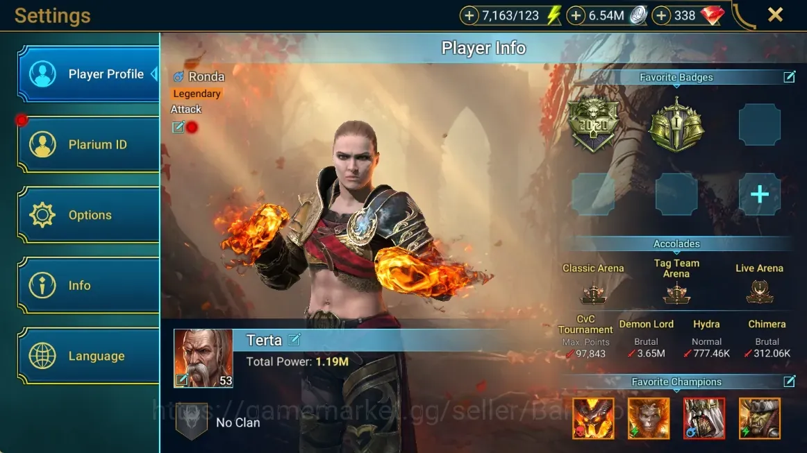 Raid: Shadow Legends Accounts Mid-Game Lv53 Power 1,9M|1 Mythic: Siegfrund the Nephilim|17 Legend: Ugir the Wyrmeater,Tomb 1