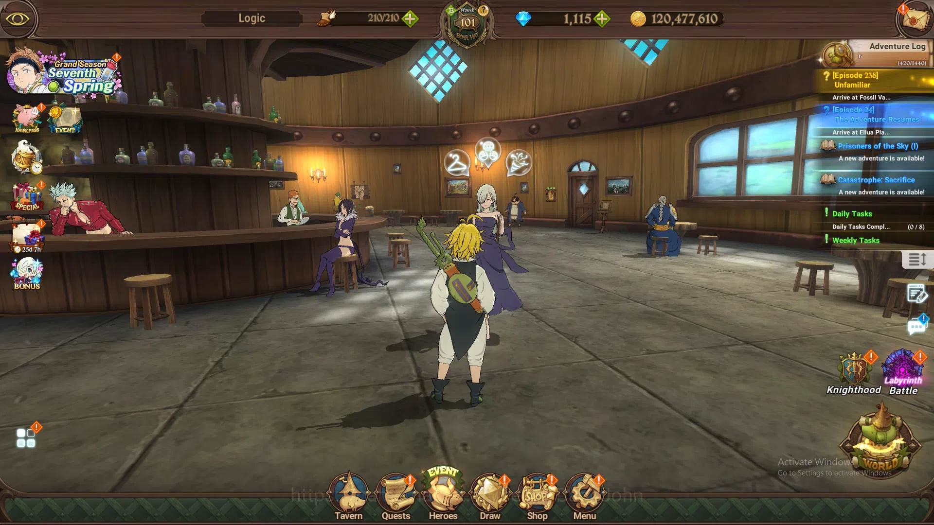 ASIA|4.5m CC|DM 1115-LS 63|1LR Elizabeth|7 collab|UR Salos,Mersca,Tristan,Sabunak,etc|Take mail|check SS|7DS249B The Seven Deadly Sins: Grand Cross Others ASIA|4.5m CC|DM 1115-LS 63|1LR Elizabeth|7 collab| image 1