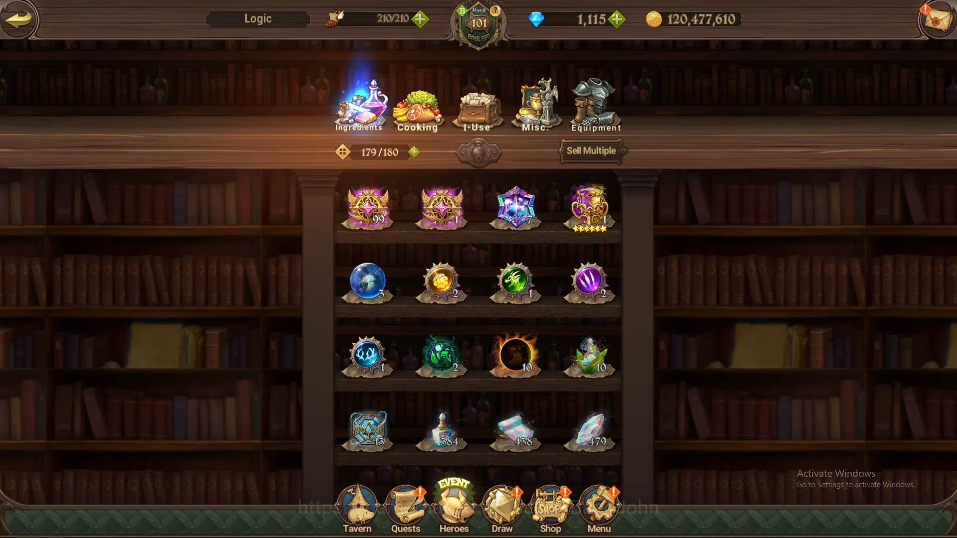 The Seven Deadly Sins: Grand Cross Accounts Others ASIA|4.5m CC|DM 1115-LS 63|1LR Elizabeth|7 collab|UR 3