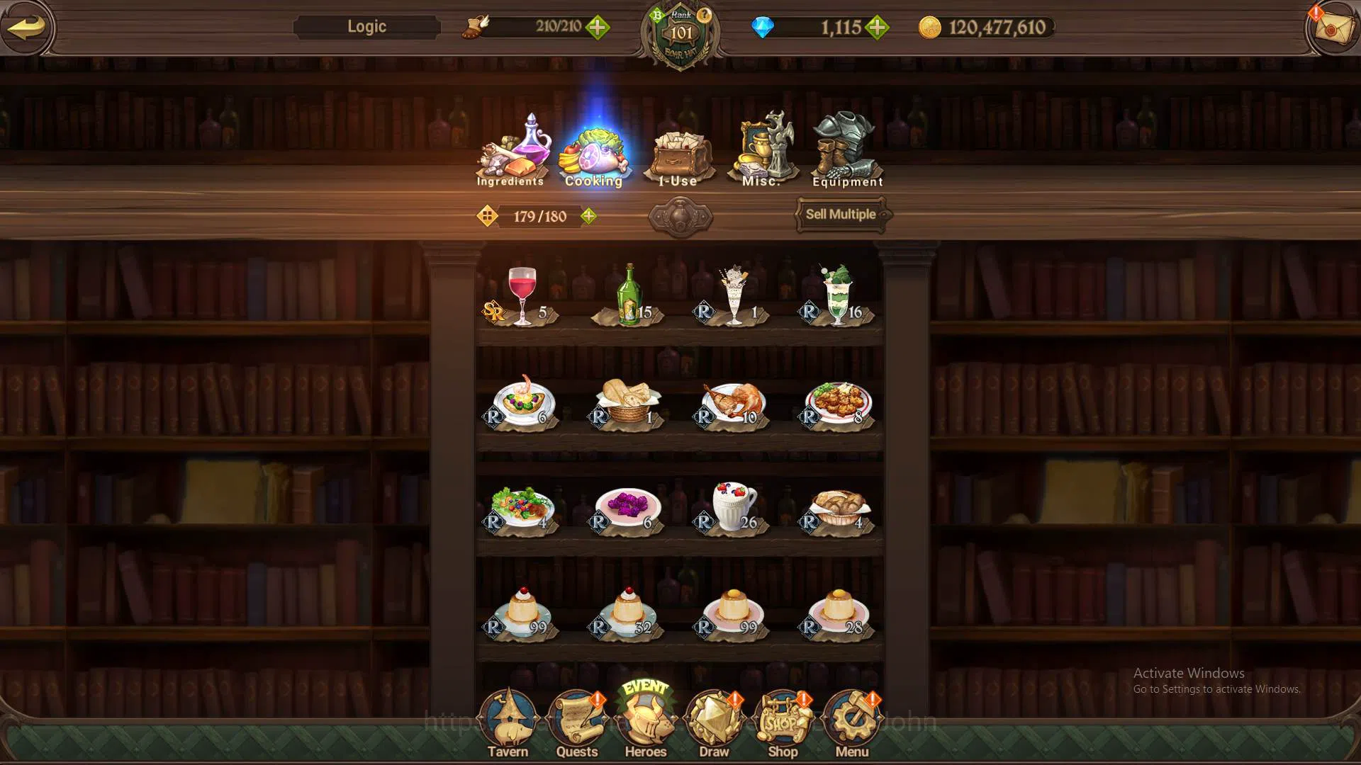 The Seven Deadly Sins: Grand Cross Accounts Others ASIA|4.5m CC|DM 1115-LS 63|1LR Elizabeth|7 collab|UR 4