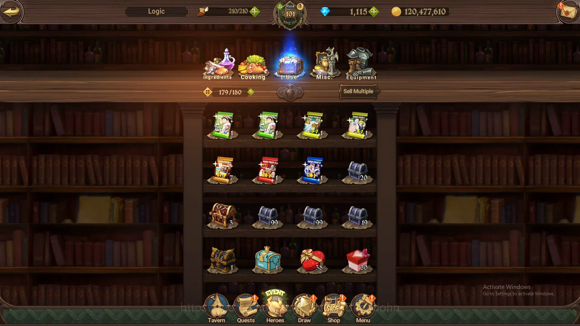 The Seven Deadly Sins: Grand Cross Accounts Others ASIA|4.5m CC|DM 1115-LS 63|1LR Elizabeth|7 collab|UR 5