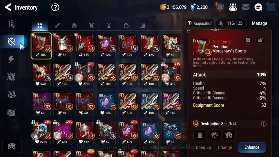 Epic Seven Accounts GLOBAL Unverif|New Era|7 ML(LOTScales,Har setti,Ru image 12