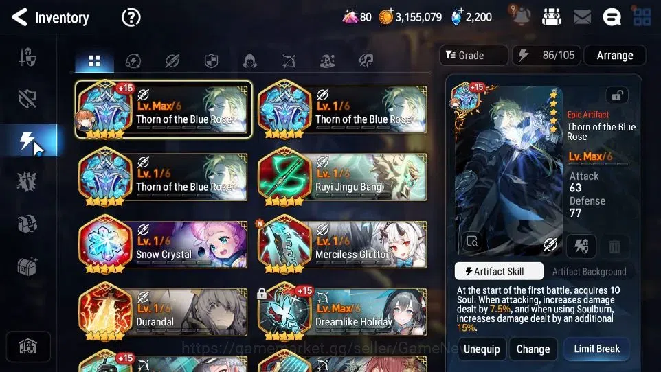 Epic Seven Accounts GLOBAL Unverif|New Era|7 ML(LOTScales,Har setti,Ru image 13