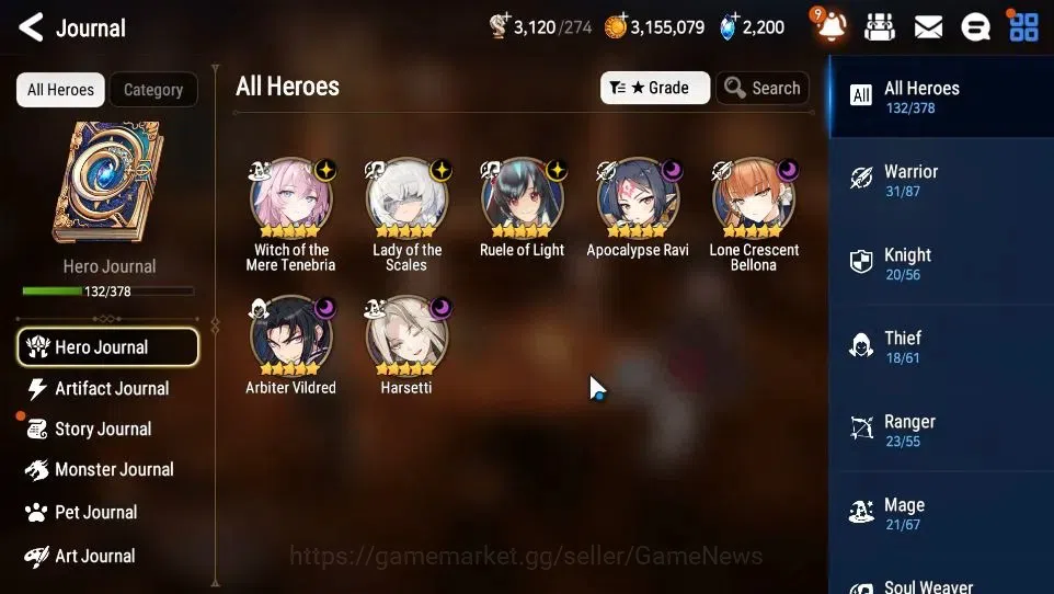 Epic Seven Accounts GLOBAL Unverif|New Era|7 ML(LOTScales,Har setti,Ru image 6