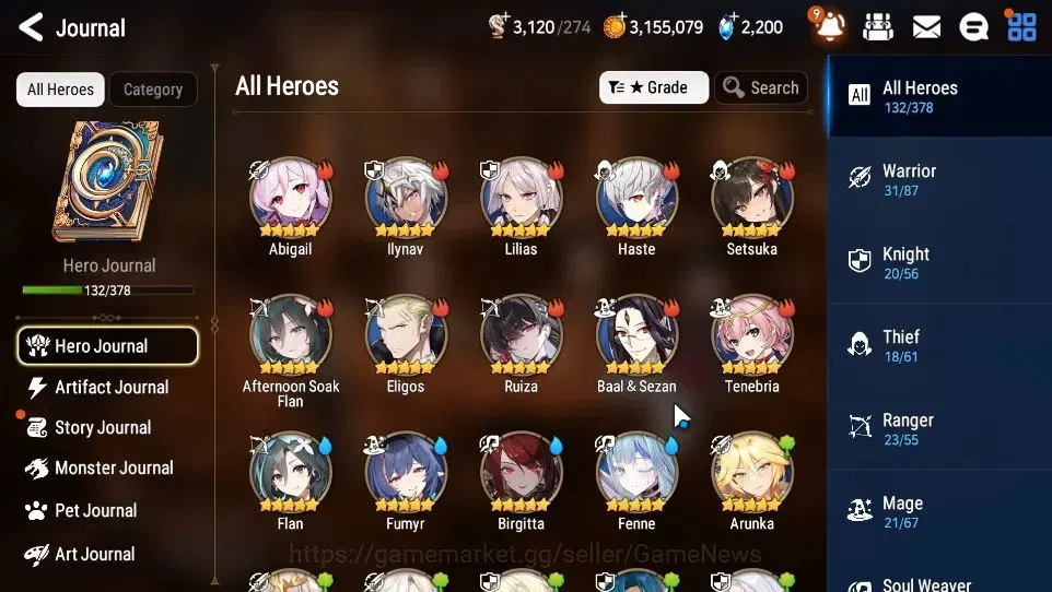 Epic Seven Accounts GLOBAL Unverif|New Era|7 ML(LOTScales,Har setti,Ru image 7