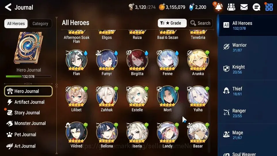 Epic Seven Accounts GLOBAL Unverif|New Era|7 ML(LOTScales,Har setti,Ru image 8