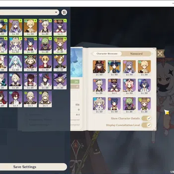 Genshin Impact Accounts Others Asia|AR 36|2 Limited (Hu Tao C1,Wanderer)|Low Quest|Rate On|Usn Unset|Male MC|Take Mail|Check