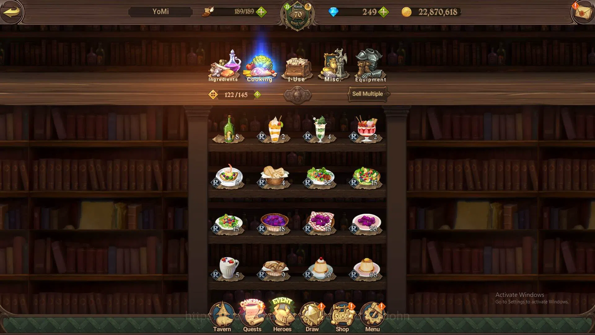 The Seven Deadly Sins: Grand Cross Accounts Endgame ASIA|3.7M CC|2LR Milim,Helbram|UR meresca,DKM,C.Arthur|9 Collab 5