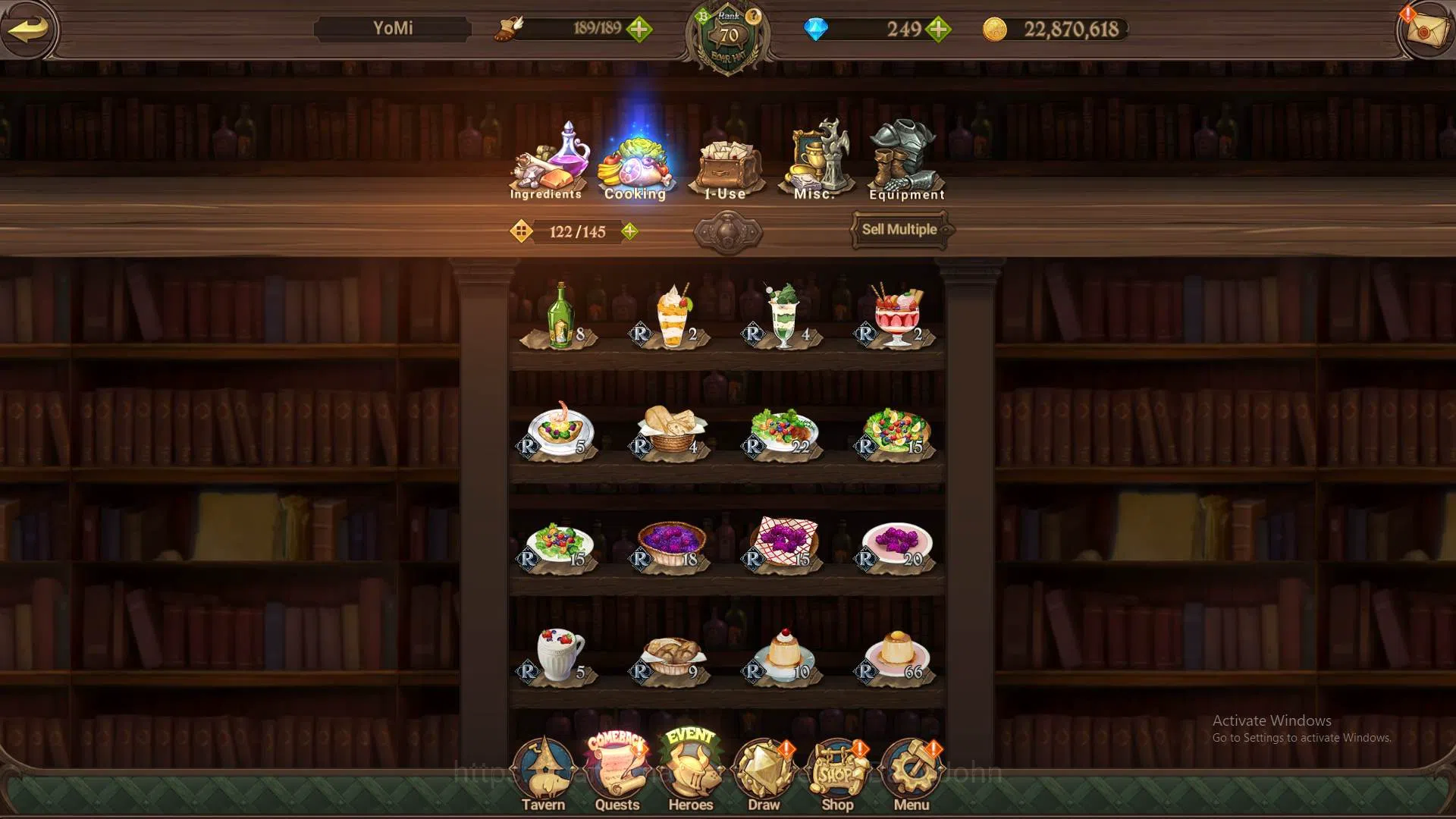The Seven Deadly Sins: Grand Cross Accounts Endgame ASIA|3.7M CC|2LR Milim,Helbram|UR meresca,DKM,C.Arthur|9 Collab 6
