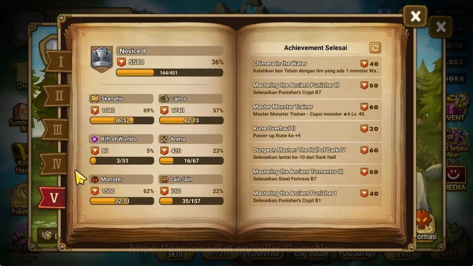 Summoners War: Sky Arena Accounts GLOBAL|Lv 32|1 LD[Eludia]|6 Total NB5(Nora,Brandia image 5