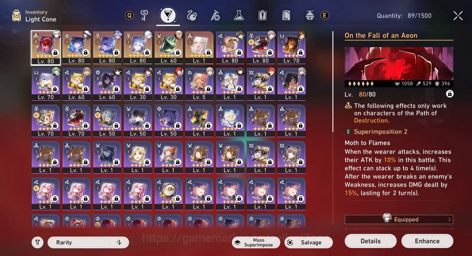 Honkai Star Rail Accounts ASIA|TL68|SW999E2+LC,YaoGuang+LC,TheDahlia+LC,HuoH image 4