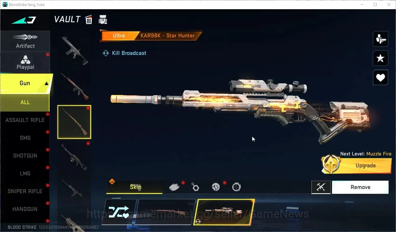 Blood Strike Accounts ASIA|5 ULTRA (Striker ZERO-Agent Zero,KAR98K-Star  image 4