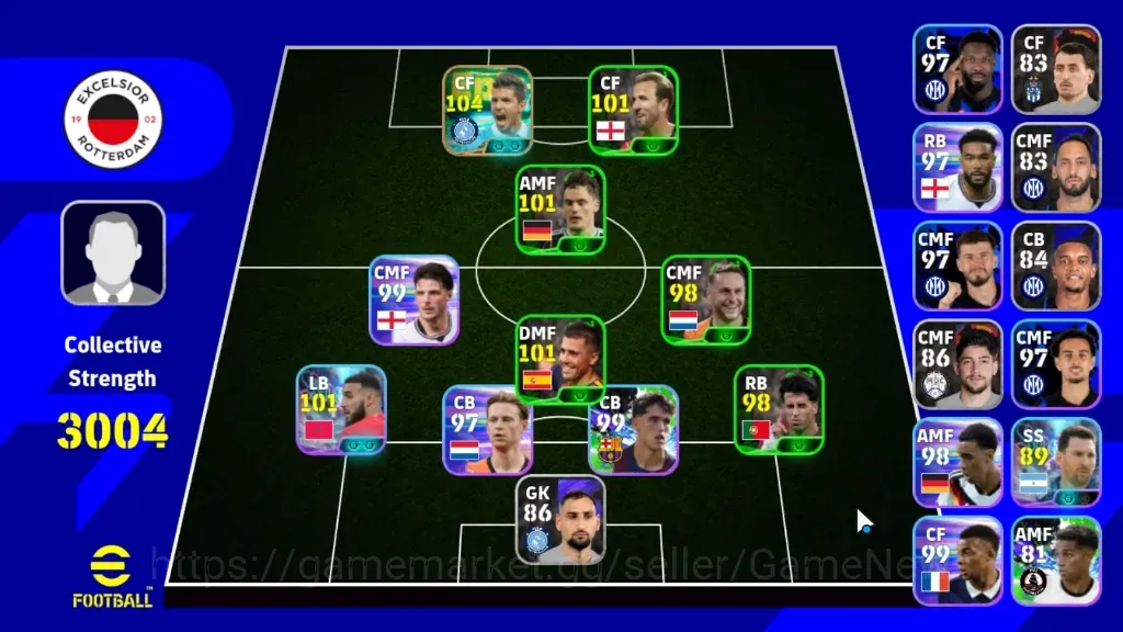 eFootball Accounts Legends & Iconic Players Android|Power 3004|Epic Sergio Aguero Manchester City 11-12|Show Time Noussair 1