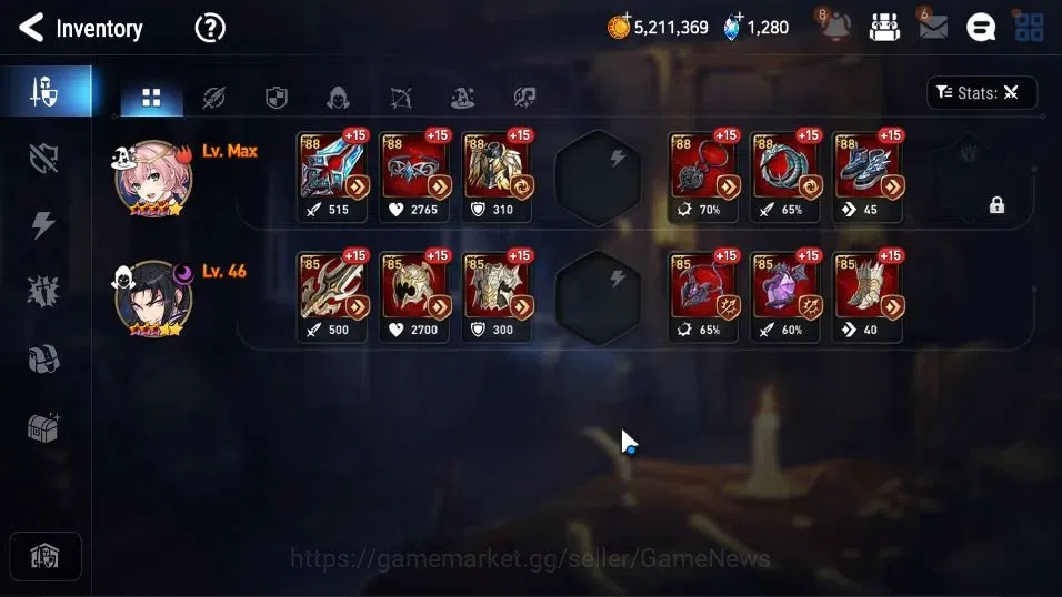 Epic Seven Accounts Global Unverif|New Era|2 ML(Rhiana&Luciel,Designer image 12