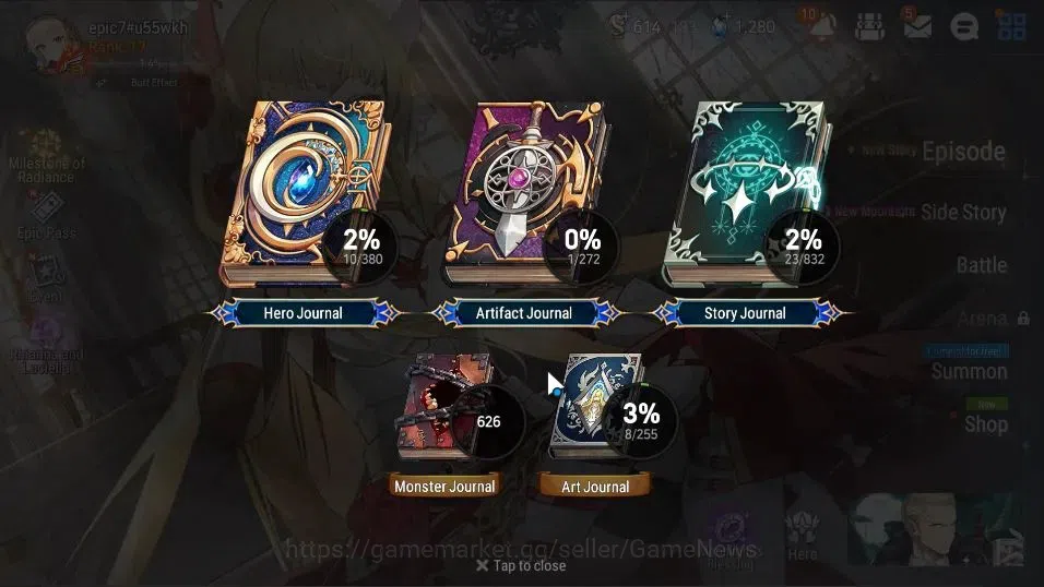 Epic Seven Accounts Global Unverif|New Era|2 ML(Rhiana&Luciel,Designer image 3
