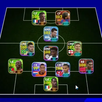eFootball Accounts Legends & Iconic Players Android|BigTime Lamine Yamal,Epic Steven Gerrard,Andriy Shevchenko,ShowTime