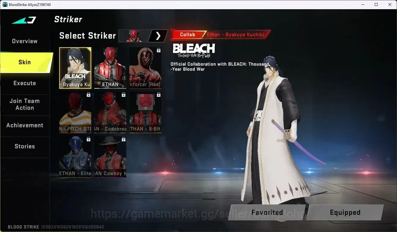 Blood Strike Accounts ASIA|Collab MCX - EVA-00|5 Legendary Gun|Collab Et image 10