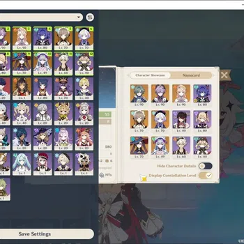 Genshin Impact Accounts Others ASIA|AR 55|4 Limited+1 (*5Weapon)|Sandrone,Nicole,Durin,Lohen + 4 Standard