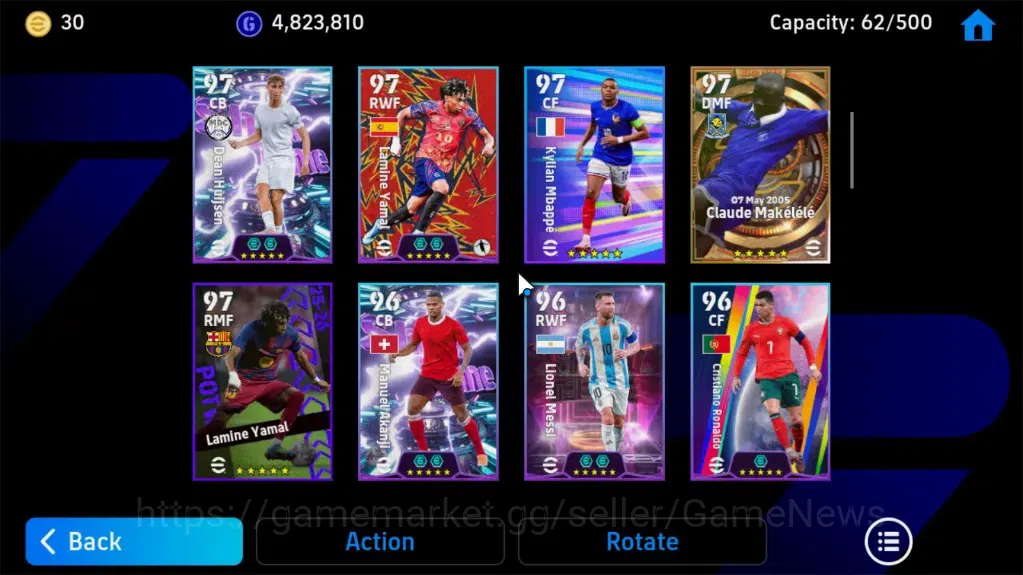 eFootball Accounts Android|BigTime Claude Makelele,Epic Pepe,Oliver K image 6