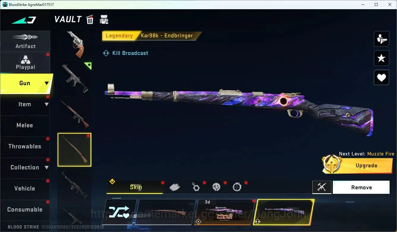 Blood Strike Accounts ASIA | Collab MCX-EVA-00 | 3 Legendary Skins | Ult image 14
