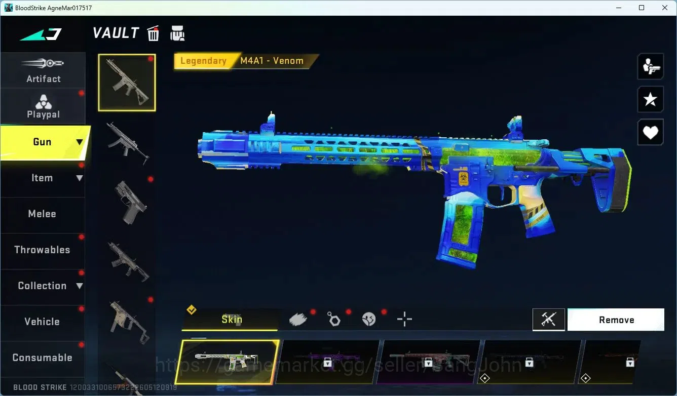 Blood Strike Accounts ASIA | Collab MCX-EVA-00 | 3 Legendary Skins | Ult image 17