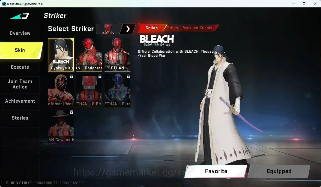 Blood Strike Accounts ASIA | Collab MCX-EVA-00 | 3 Legendary Skins | Ult image 3