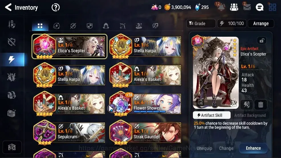 Epic Seven Accounts GLOBAL UnVerif|New Era|7 ML(Monarch S Iseria,LC be image 15