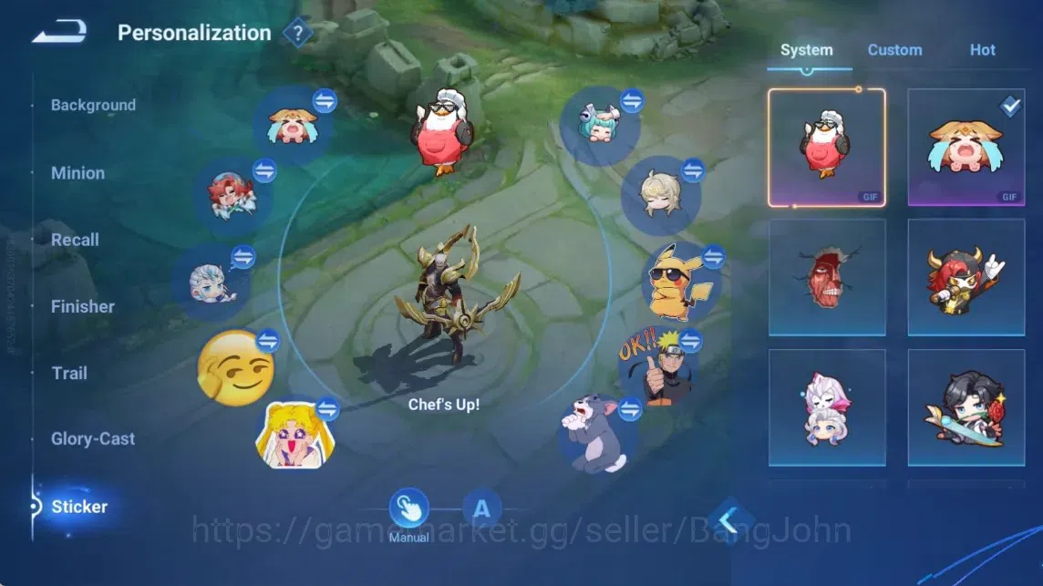 Honor of Kings Accounts Rare Skin Global|67H 50S|Legend Lam & Kaizer|Epic [Gao Changgong,Gao,Lu Bu,Cai 11