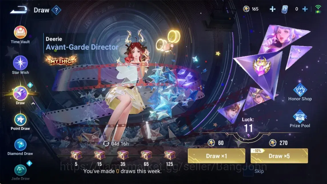 Honor of Kings Accounts Rare Skin Global|67H 50S|Legend Lam & Kaizer|Epic [Gao Changgong,Gao,Lu Bu,Cai 6