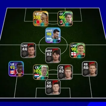 eFootball Accounts Legends & Iconic Players Mobile|PW 2260|Big Time Cristiano Ronaldo, 3 Epic Koeman, Gerrad, Danilele