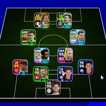 eFootball Accounts Legends & Iconic Players Android|Power 3092|Big Time Alessandro Del Piero|Epic Aubameyang,Andriy|ShowTime
