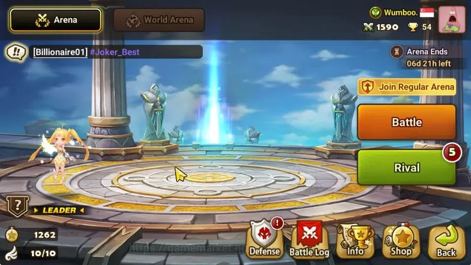 Summoners War: Sky Arena Accounts GLOBAL Lv 64|1 LD[Lucifer]|15 Total NB5[Leo,Tshar, image 9