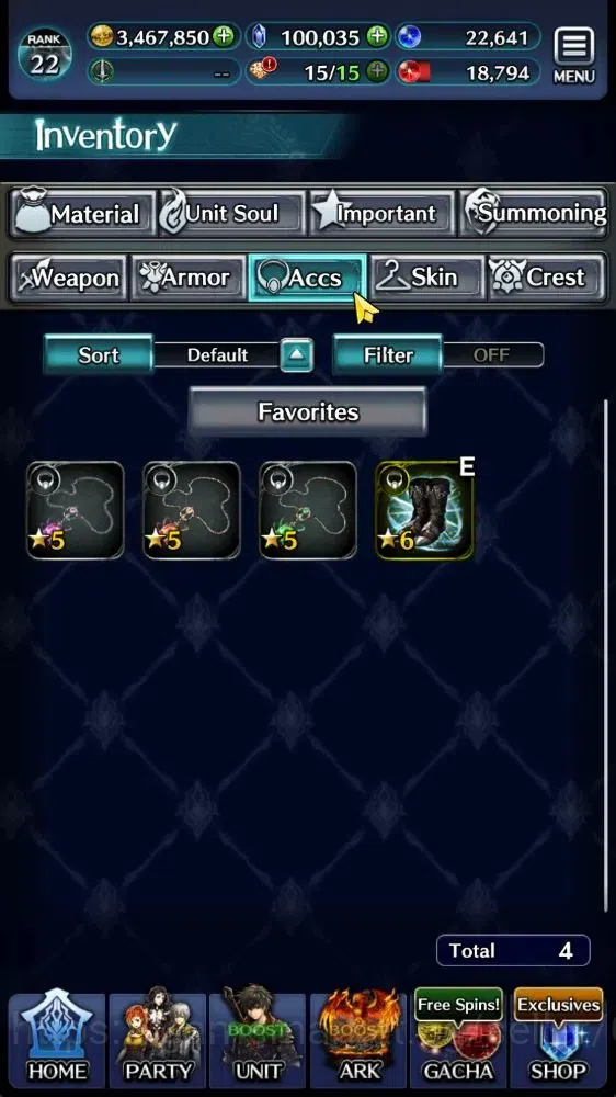 Last Cloudia Accounts GLOBAL|Rank 22|100K Crystal|Top Tier Unit [DL Jude image 15