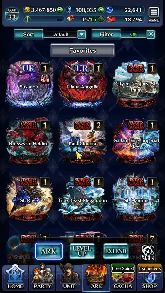 Last Cloudia Accounts GLOBAL|Rank 22|100K Crystal|Top Tier Unit [DL Jude image 3