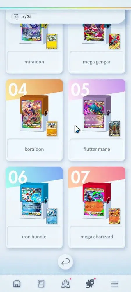 Pokémon TCG Pocket Accounts EN 7K Card|152 EX|4 Crown [Roaring Moon,Celebi,Arb image 20