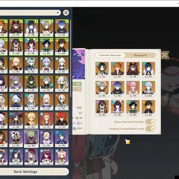 Genshin Impact Accounts Others Asia|AR60|4 PremiumTeam Meta|28
