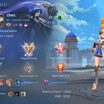 Mobile Legends: Bang Bang Accounts Others Global|Skin 284|Renowned|Collector Natalia,LBox Irithel,Blazing