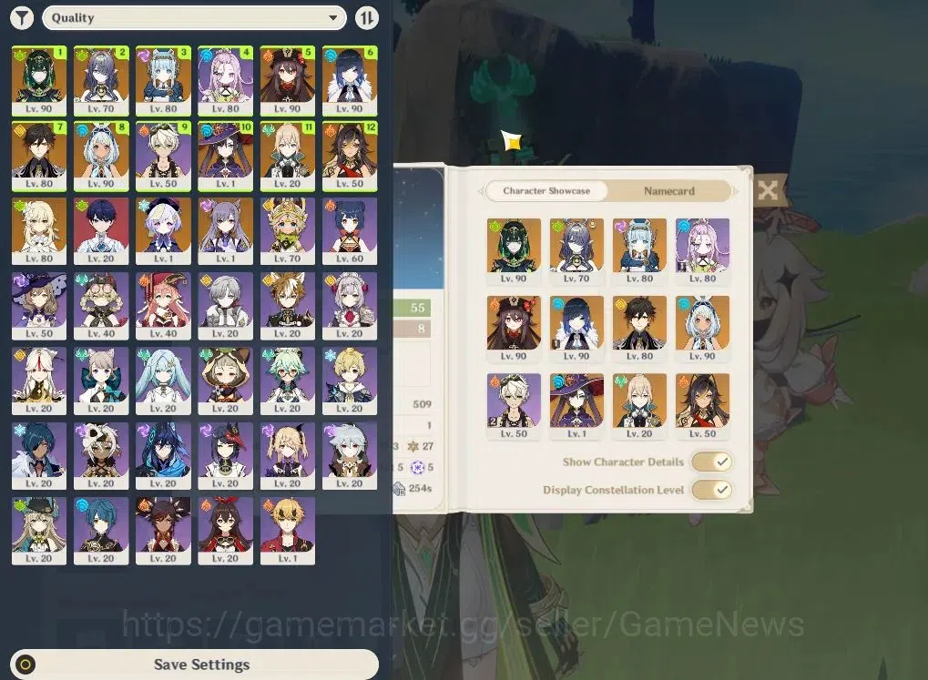 Genshin Impact Accounts ASIA|AR55|7Limited+2(*5Weapon)|Nefer+sign,Lauma,In image 2