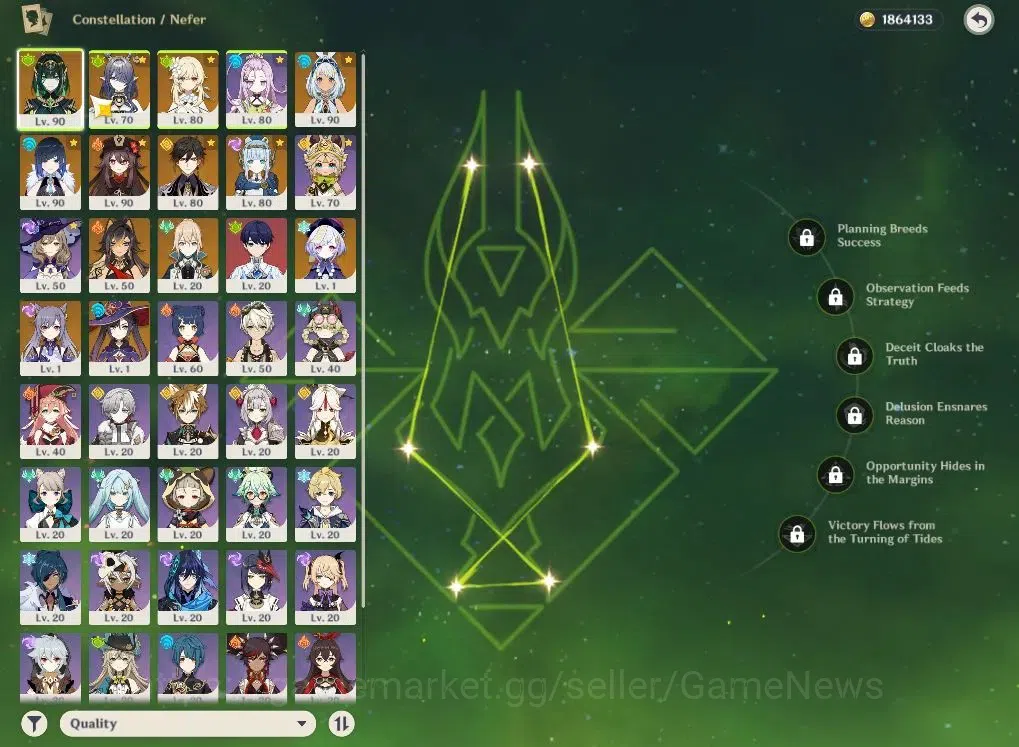 Genshin Impact Accounts ASIA|AR55|7Limited+2(*5Weapon)|Nefer+sign,Lauma,In image 3