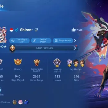 Honor of Kings Accounts Rare Skin Global|133H 246S|Mythic Lu Bu|5 LNY26 [Diaochan,DiRenjie,Dolia,GuanYu,Ying]|2 LNY24