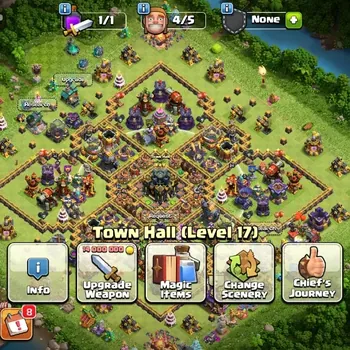 Clash of Clans Accounts High-End LV 183|TH 17-BH 10|HH 10|Limited Skin|BK 58,AQ 82,GW 41,MP 48,RC 24,DD 13|BM 22,BC 20|Free